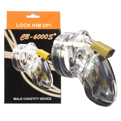 Men - Chastity and Cages CB-6000S Clear Male Chastity