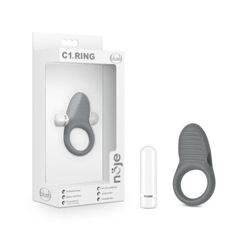 Men - Cock Rings Noje C1 Vibrating Silicone Cock Ring – Unleash Intense Dual Pleasure