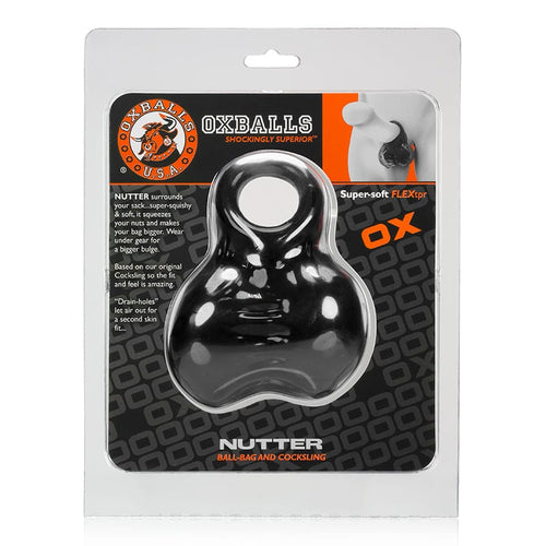 Men - Cock Rings OxBalls Nutter Ballsack, Black