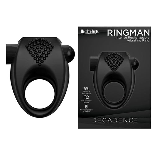 Men - Vibrating Cock Rings Decadence RingMan Vibe CR Bullet 7Fre Re