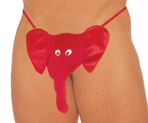 Mens Mr. Peanuts G- String - Red