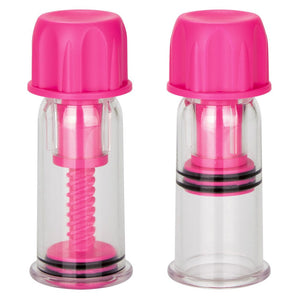 Nipple Suckers Nipple Play Vacuum Twist Suckers - Pink