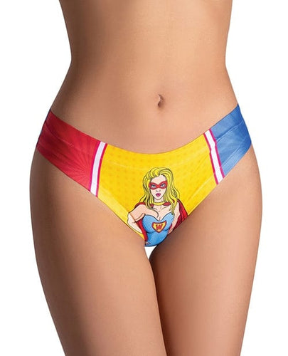 Panties, Thongs, G-strings Mememe Comics Wonder Girl Printed Thong XL