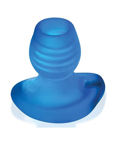 Probes & Plugs Oxballs Glowhole 2 Hollow Buttplug w/LED Insert Large - Blue Morph