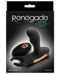 Prostate Stimulators Renegade Sphinx Warming Prostate Massager - Black