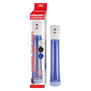 Pumps - Penis Commander Extra Large Electric Pump Blue