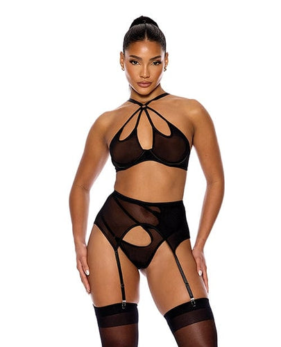 Sets Feeling Butterflies Mesh Halterneck Br