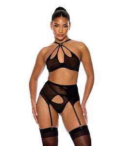 Sets Feeling Butterflies Mesh Halterneck Br