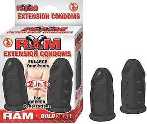 Sextoys for Men Ram extension condoms black