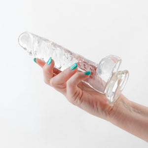 Suction Mounted Dildos Fantasia - Ballsy 6.5 Inch - Clear