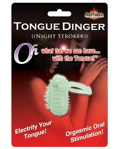 Tongue Toys Tongue Dinger - Glow in the Dark Vibrating Tongue Ring